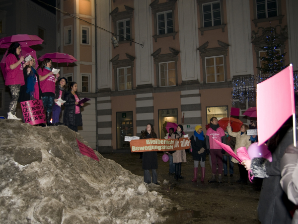 Kundgebung am Schneegipfel II